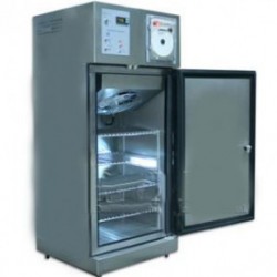 Refrigerador vertical de 21 pies para vacunas y biológicos de acero inox. con 1 puerta de cristal - Envío Gratuito