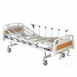 Cama para hospital manual de 2 manivelas y 2 posiciones (Cabeza y Pies) - Envío Gratuito