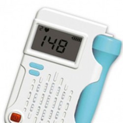 Doppler fetal portátil PLUS con pantalla LCD blanca. 2.5 Mhz. - Envío Gratuito