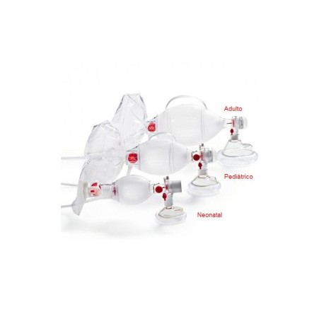 Resucitador neonatal con reservorio y mascarilla 00 - Envío Gratuito